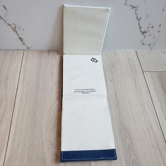 TM Universal Studios Japan Minions Folding Mirror Denim Beige Travel Make Up - Picture 7 of 10